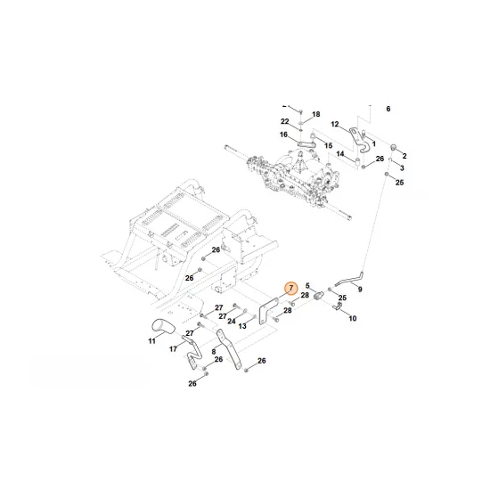 STIHL  Uchwyt 6160 704 2700